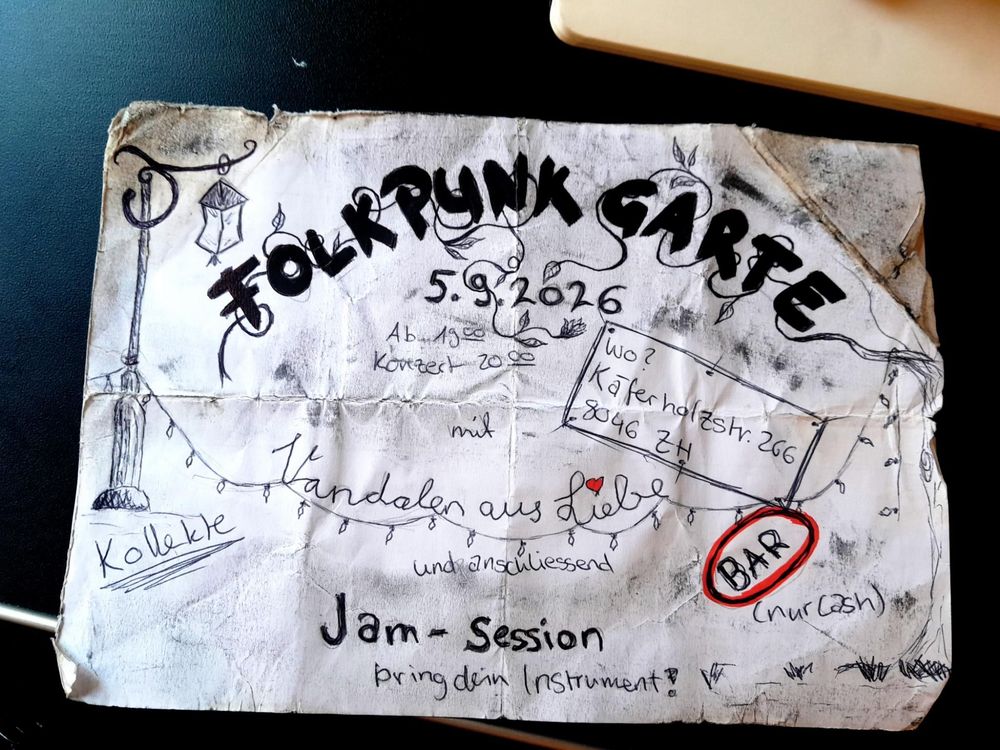Flyer: Folk-Punk Garte
